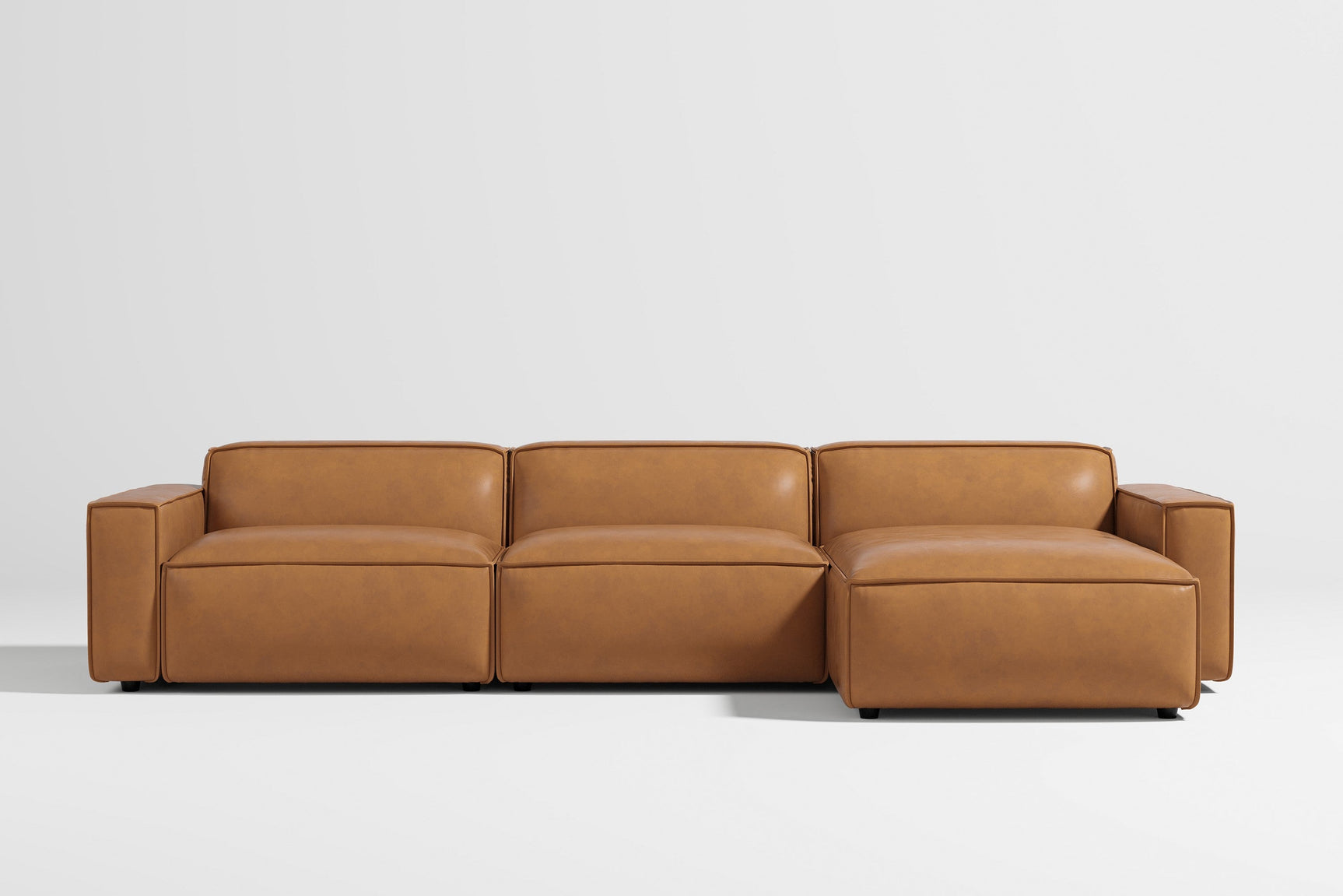 Nathan Leather Modular Sectional Lounge
