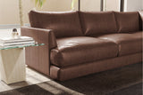 Serena Leather Sectional Lounge