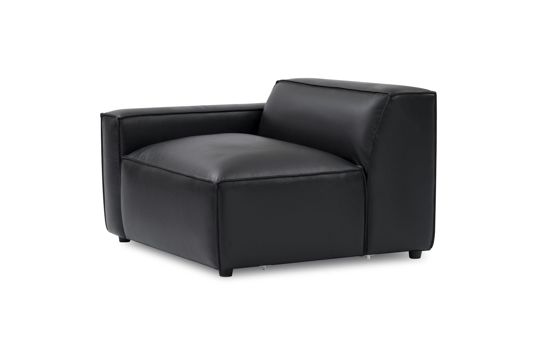 Nathan Leather Left Arm Lounge Module