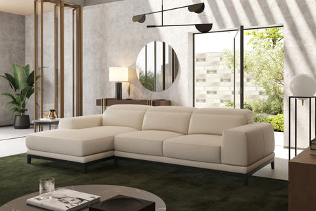 Valletta Leather Sectional Lounge