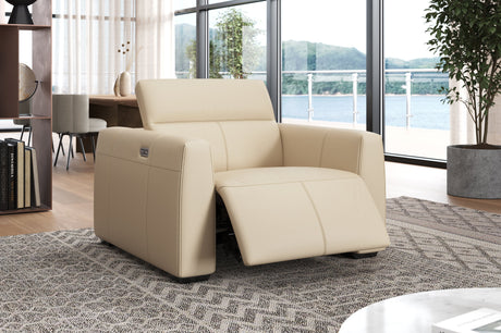 Carmen Leather Recliner Accent Chair