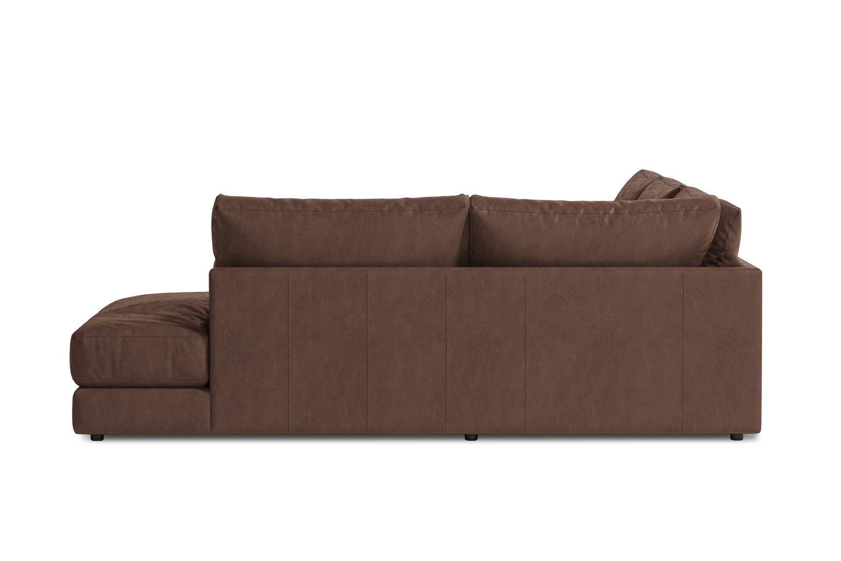 Serena Leather Sectional Lounge