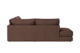 Serena Leather Sectional Lounge