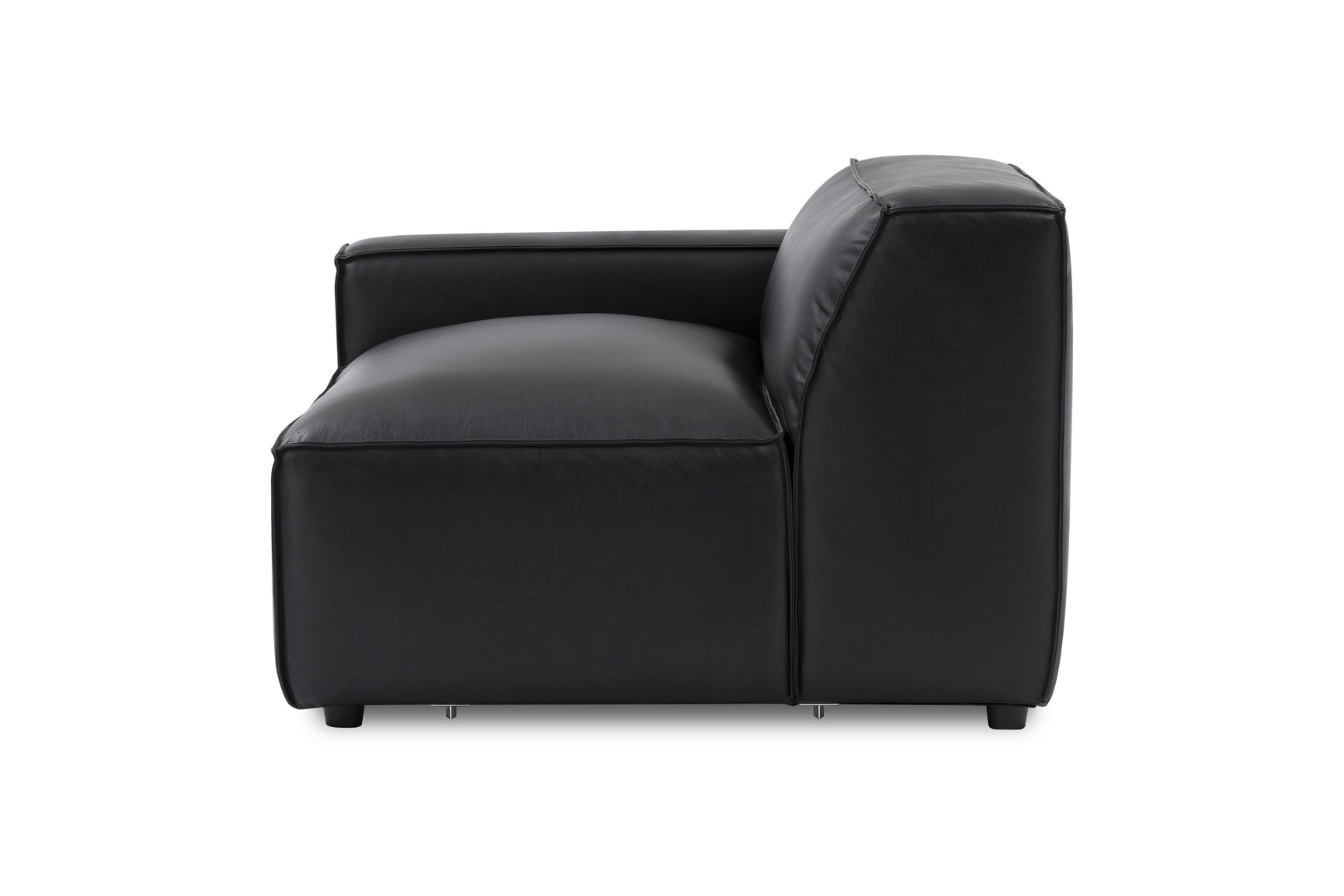 Nathan Leather Left Arm Lounge Module