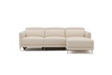 Andria Leather Reclining Sectional Lounge