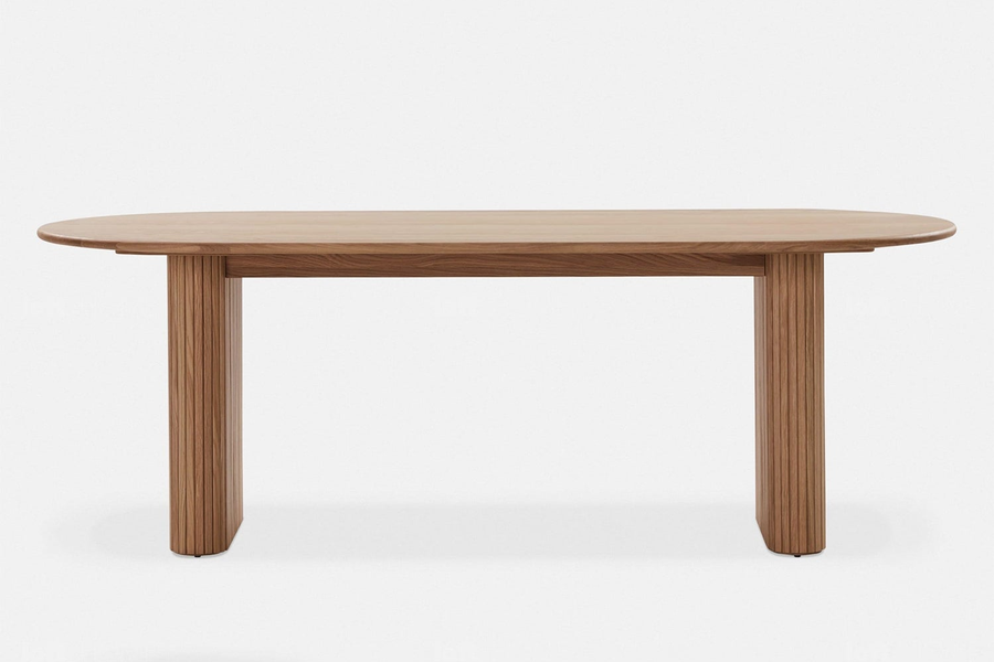 Valencia Ignatius Wood Dining Table, Small, Natural