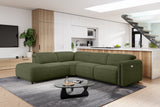 Octavia Fabric Reclining Corner Sectional Cloud Lounge