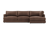 Serena Leather Sectional Lounge