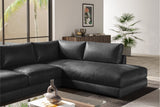 Serena Leather Sectional Lounge