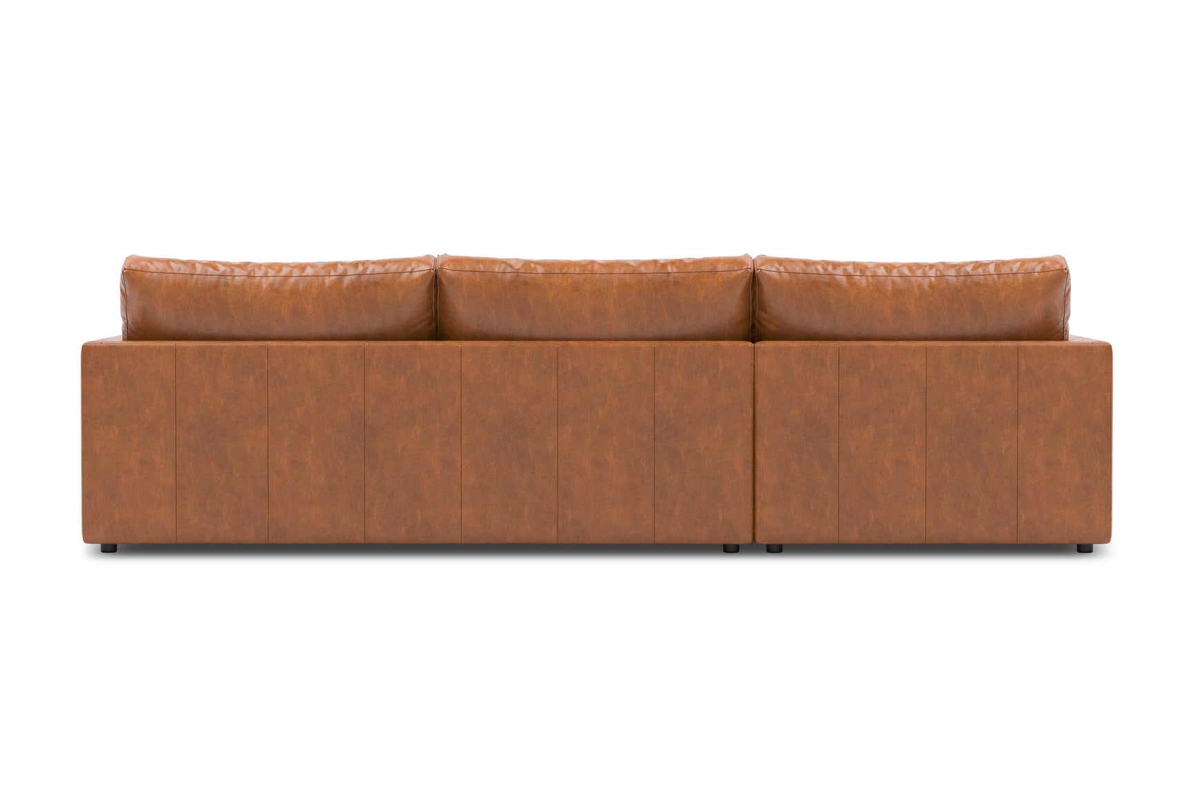 Serena Leather Sectional Lounge