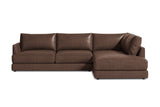 Serena Leather Sectional Lounge