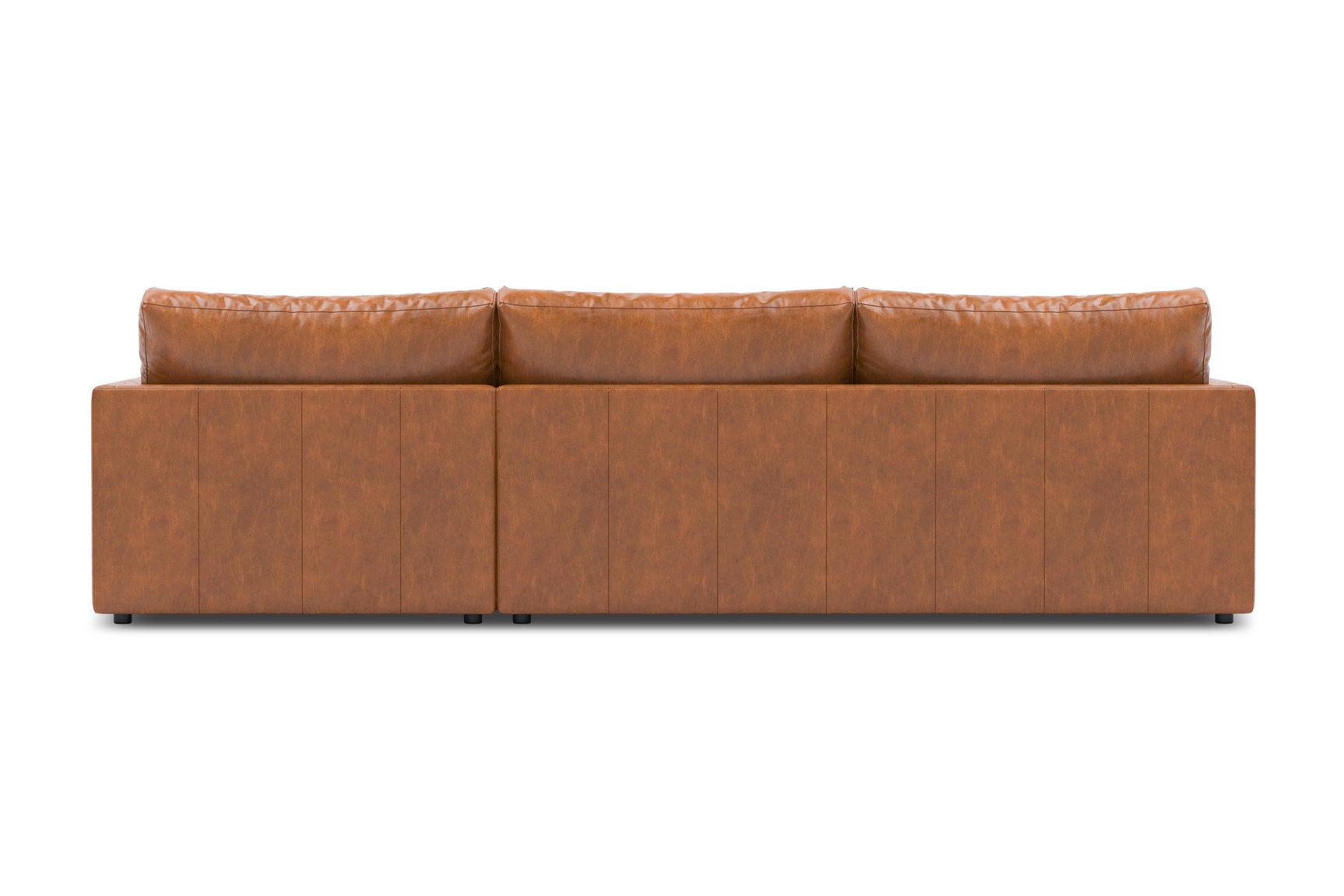 Serena Leather Sectional Lounge