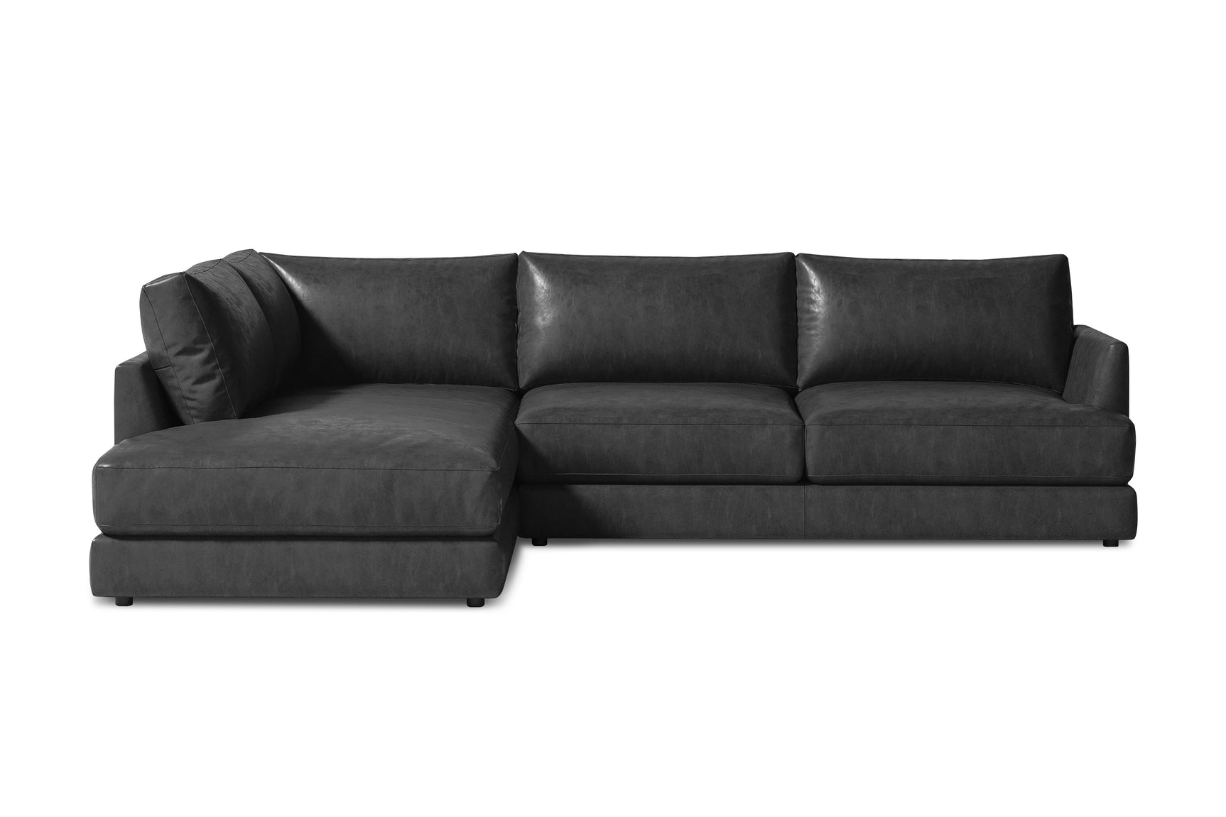 Serena Leather Sectional Lounge