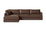 Serena Leather Sectional Lounge
