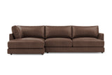 Serena Leather Sectional Lounge