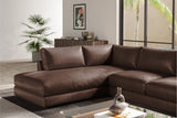 Serena Leather Sectional Lounge