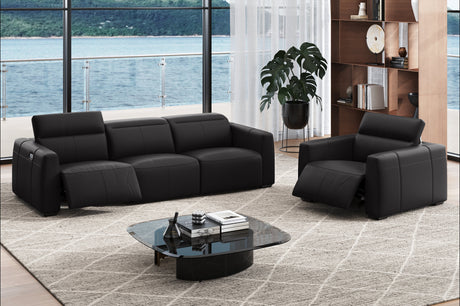 Carmen Leather Dual Recliner Lounge