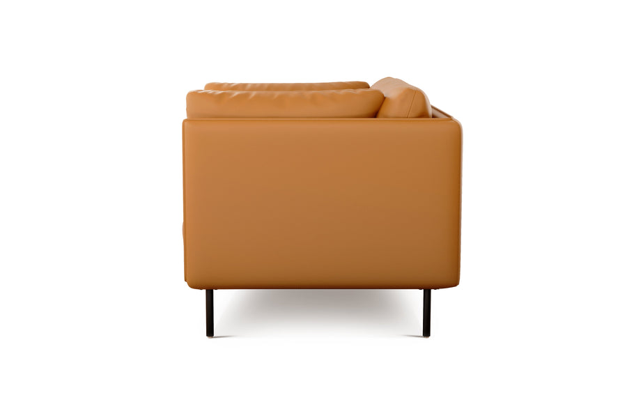 Valencia Chloe Leather Accent Chair, Cognac