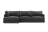 Serena Leather Sectional Lounge