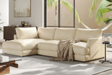 Serena Leather Sectional Lounge