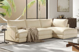 Serena Leather Sectional Lounge