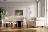 Parma Leather Chesterfield Lounge