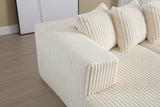 Alexus Corduroy Fabric Sectional Lounge