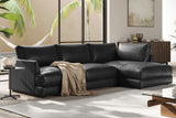 Serena Leather Sectional Lounge