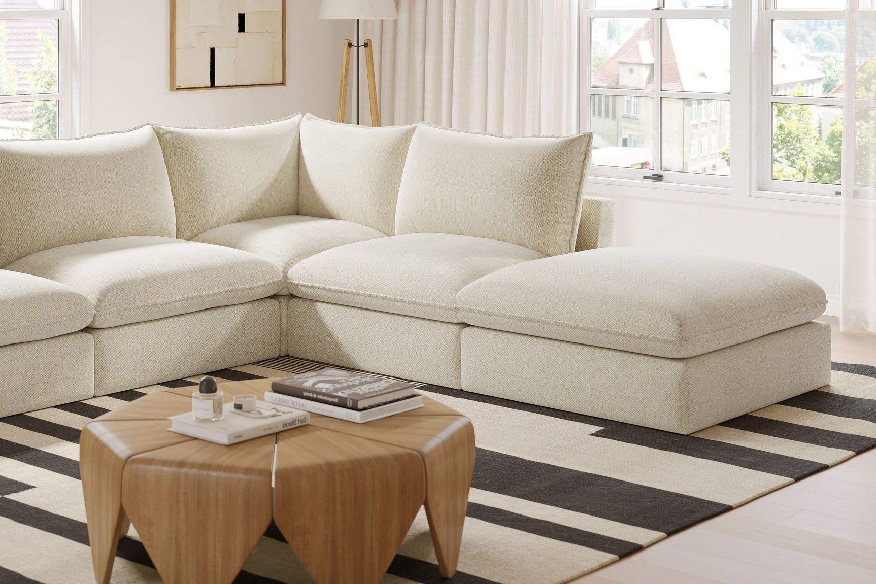 Frederick Fabric Corner Sectional Lounge