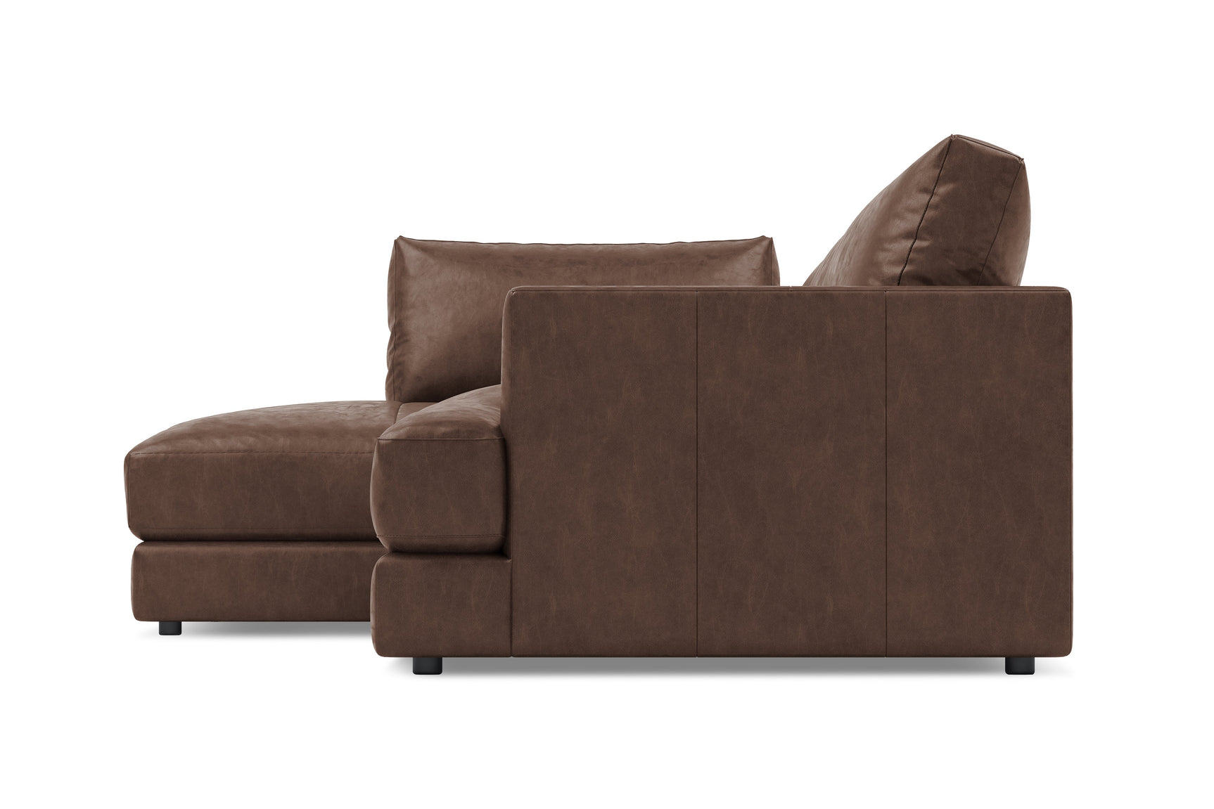 Serena Leather Sectional Lounge