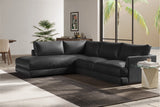 Serena Leather Sectional Lounge