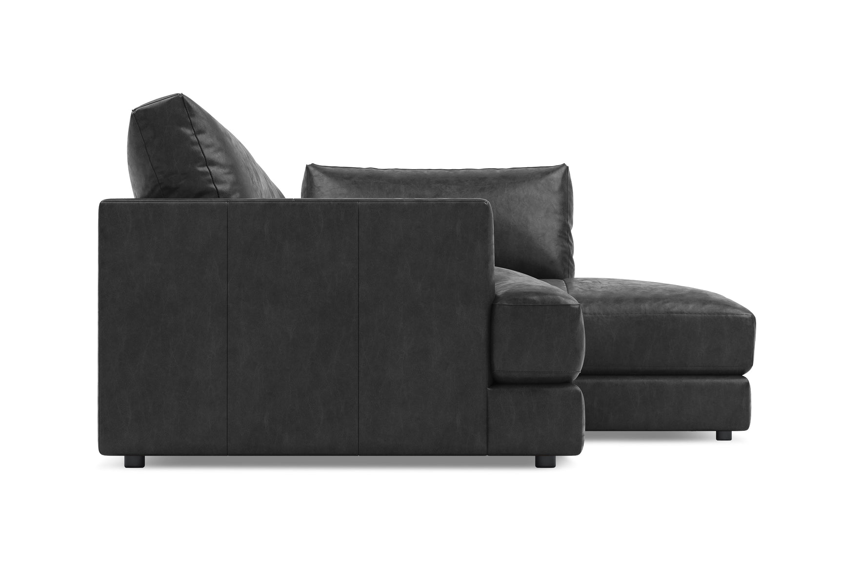 Serena Leather Sectional Lounge
