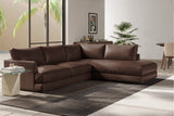 Serena Leather Sectional Lounge