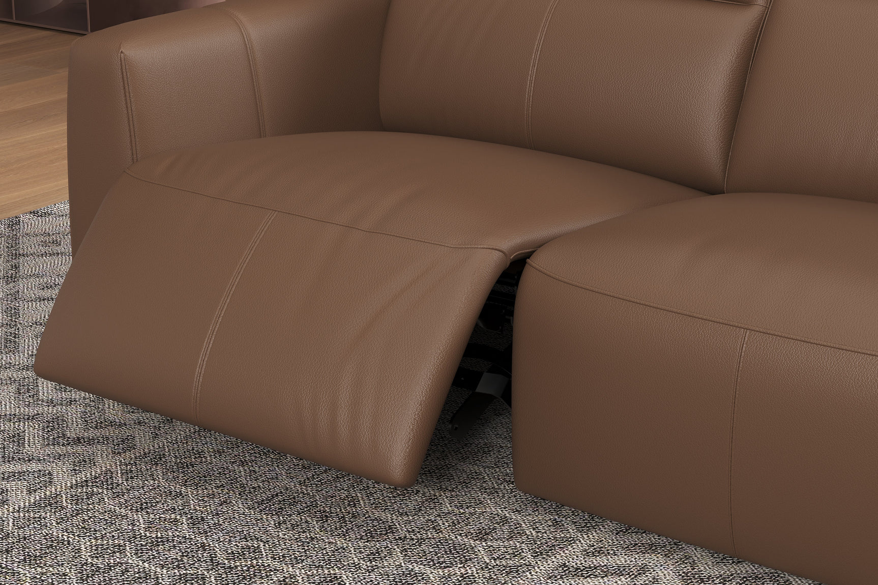 Carmen Leather Dual Recliner Lounge