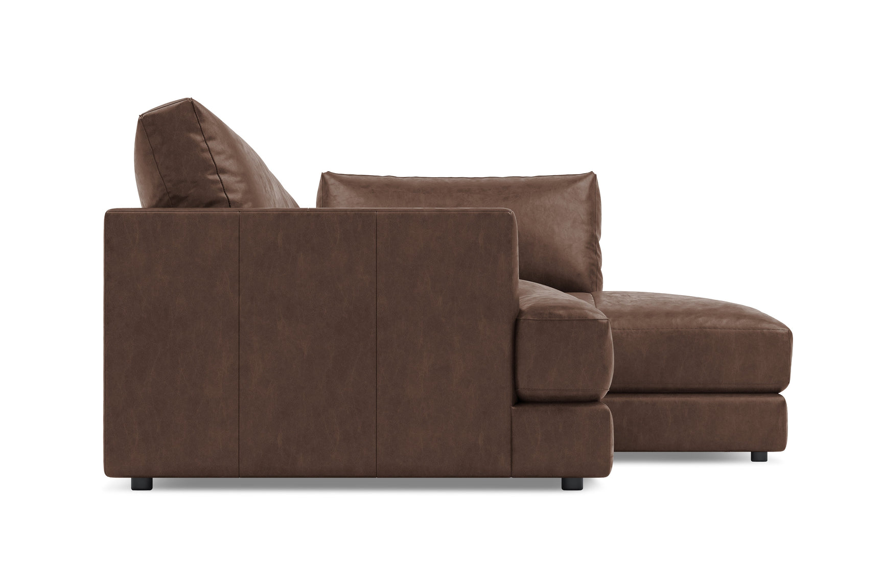 Serena Leather Sectional Lounge