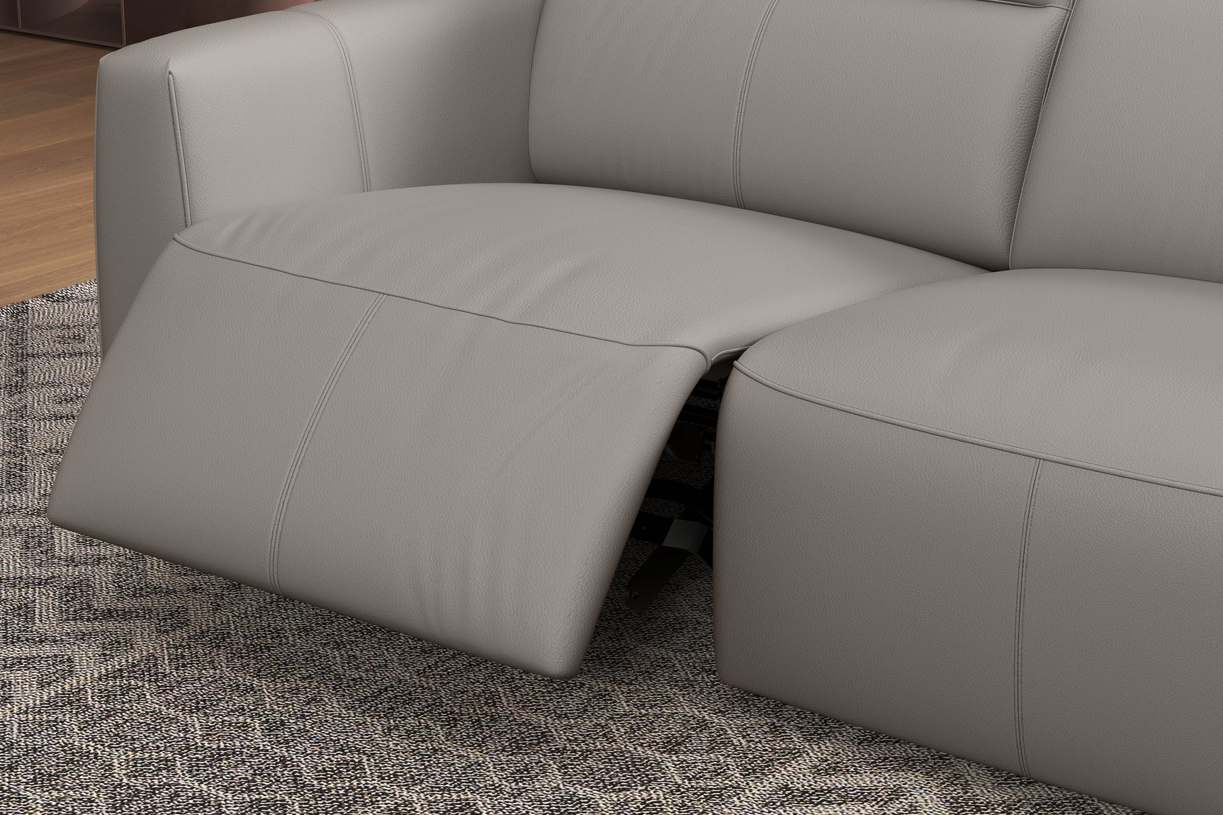 Carmen Leather Dual Recliner Lounge
