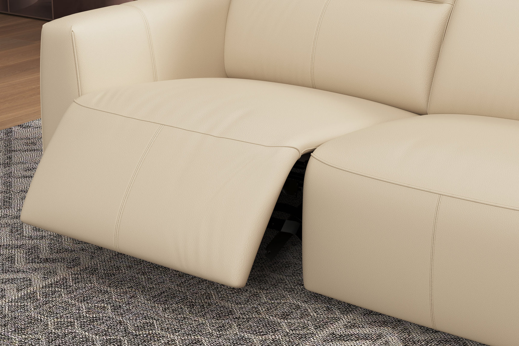 Carmen Leather Dual Recliner Lounge