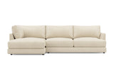 Serena Leather Sectional Lounge