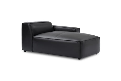 Nathan Leather Right Chaise Lounge Module