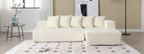 Alexus Corduroy Fabric Sectional Lounge