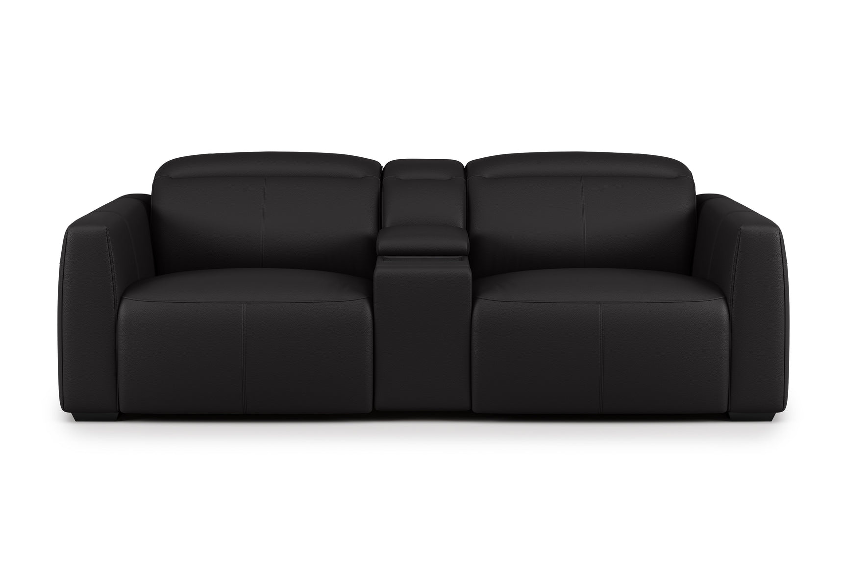 Carmen Leather Dual Recliner Lounge with Console
