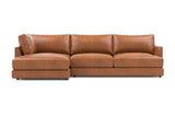 Serena Leather Sectional Lounge