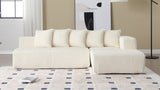 Alexus Corduroy Fabric Sectional Lounge