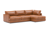 Serena Leather Sectional Lounge