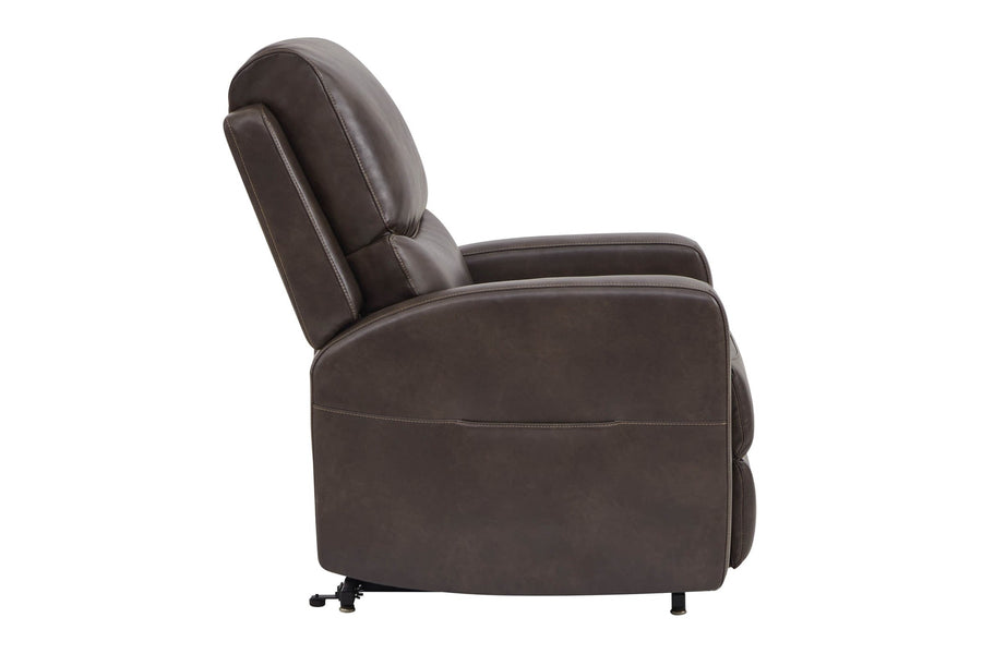 Valencia Hector Top Grain Leather Power Lift Recliner Chair, Chocolate