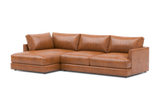 Serena Leather Sectional Lounge