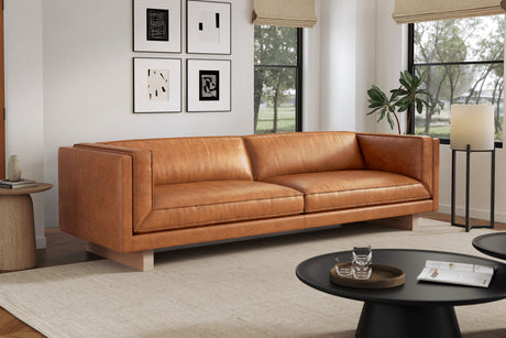 Alaina Leather Lounge