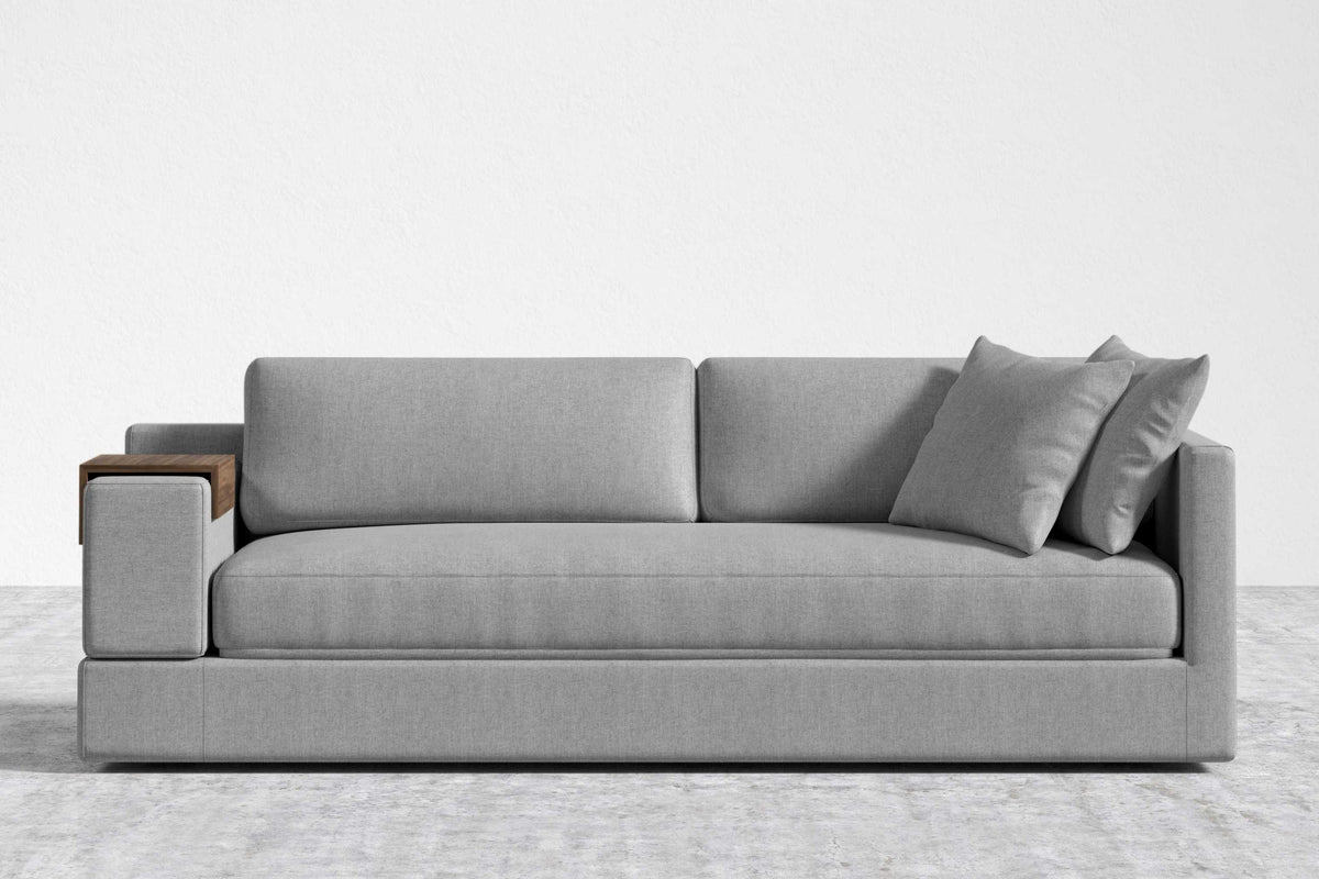 Valencia Alessandro Fabric Sofa Bed, Light Grey