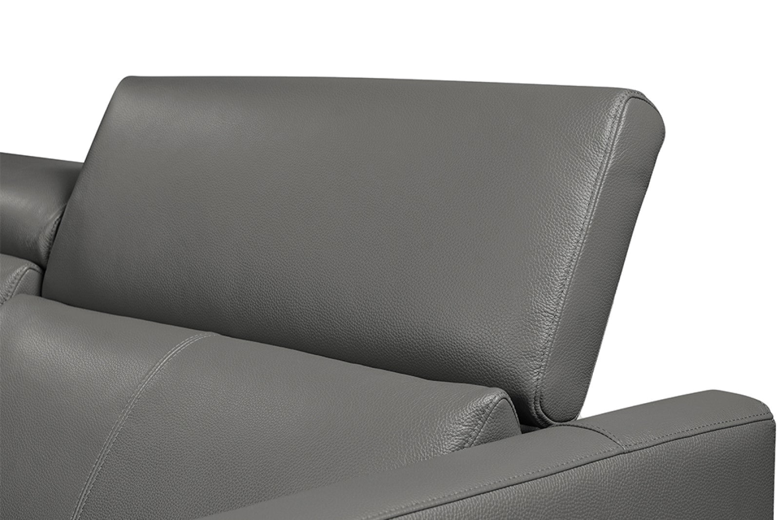 Andria Leather Reclining Sectional Lounge