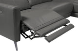 Andria Leather Reclining Sectional Lounge